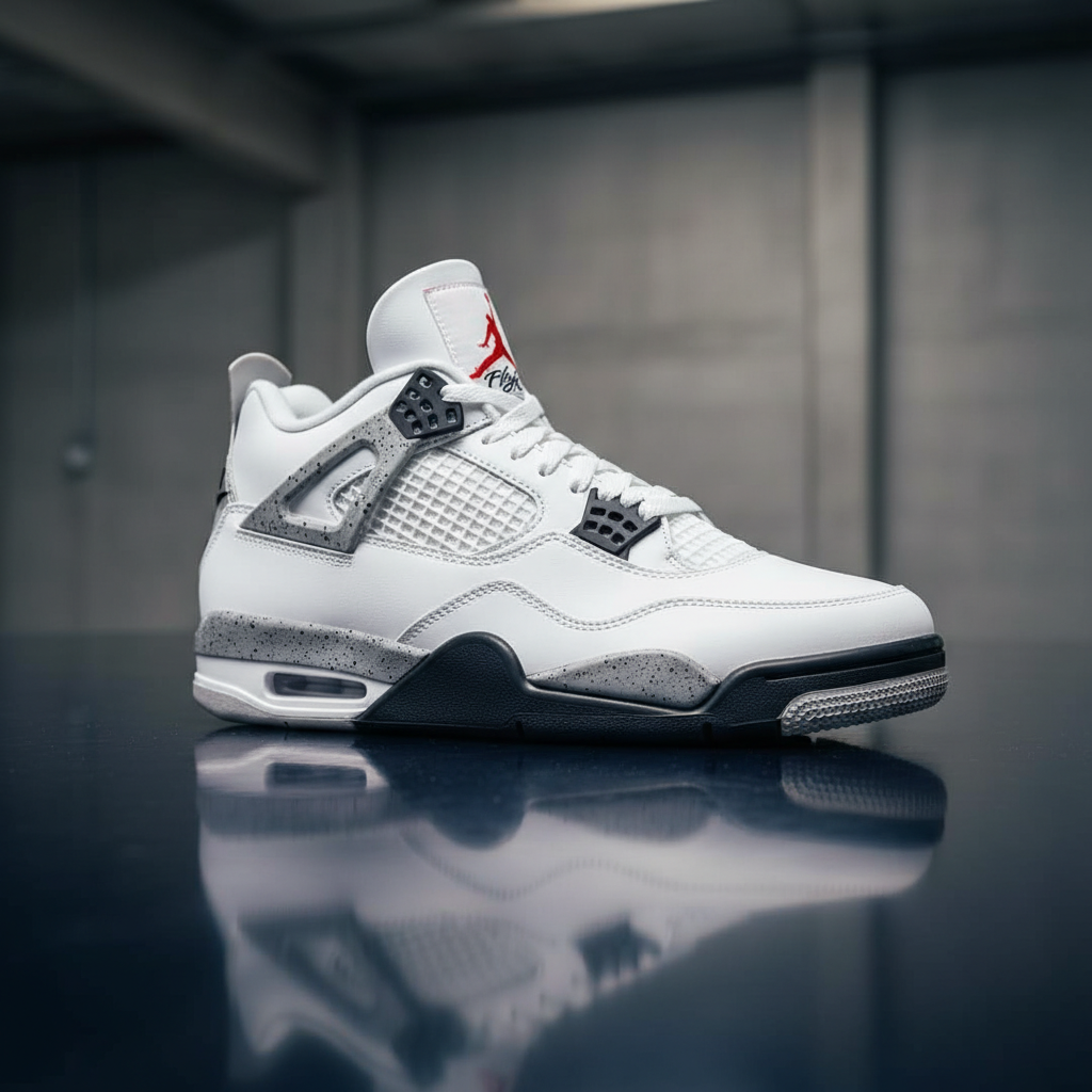 Air Jordan 4 Retro White Cement