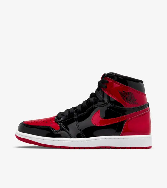 Air Jordan 1 High Patent Bred