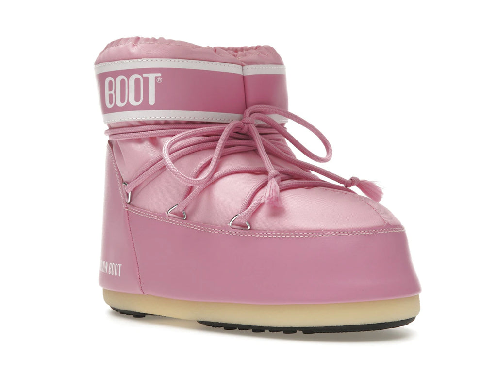 Bottes en Nylon Moon Boot Icon basses roses