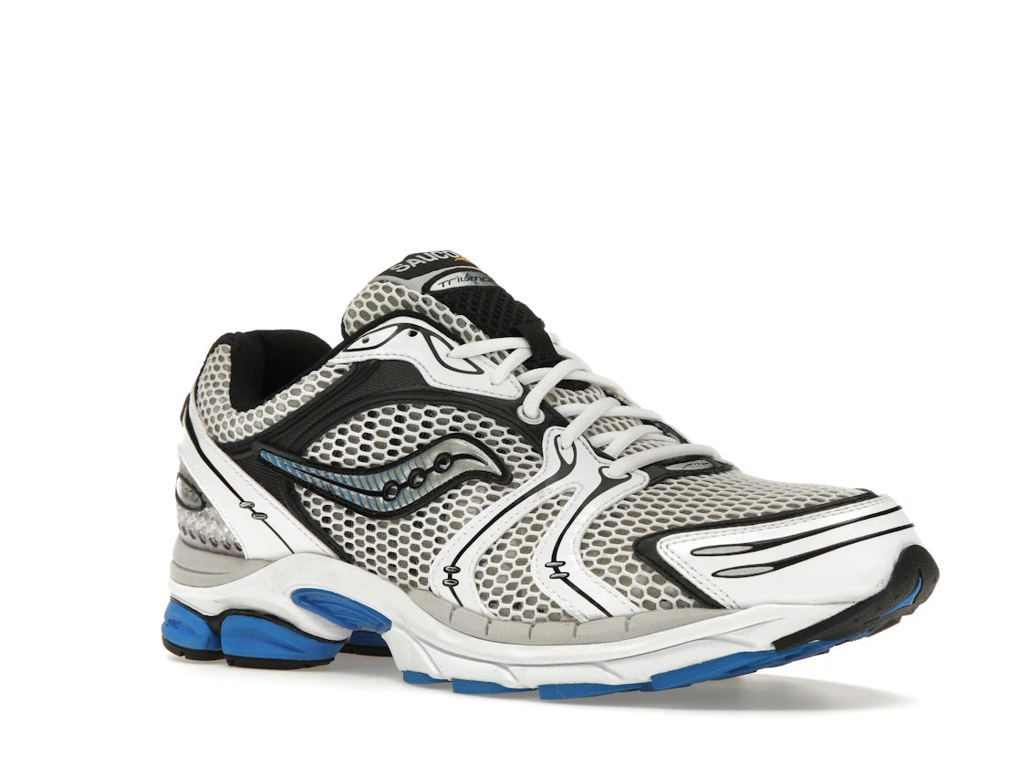 Saucony ProGrid Triumph 4 White Silver Blue