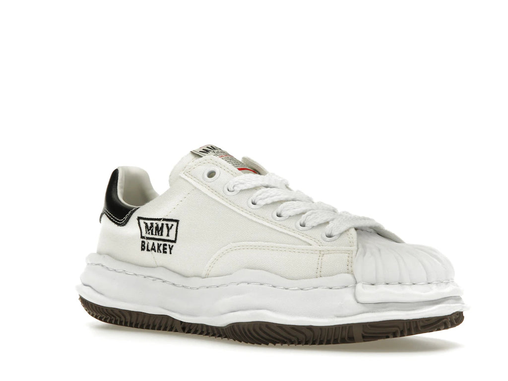 Maison Mihara Yasuhiro Blakey OG Sole Canvas Low Blanc Noir