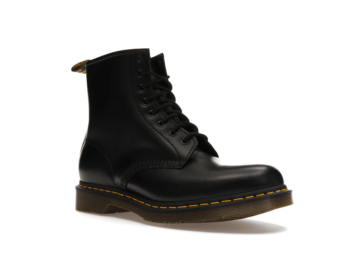 Bottes à lacets en cuir lisse Dr. Martens 1460 noires
