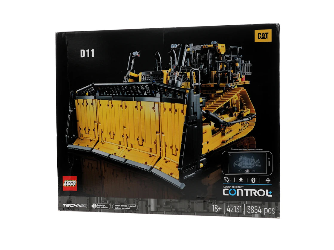 Ensemble de bulldozer Cat D11 télécommandé LEGO Technic 42131 Jaune/Noir