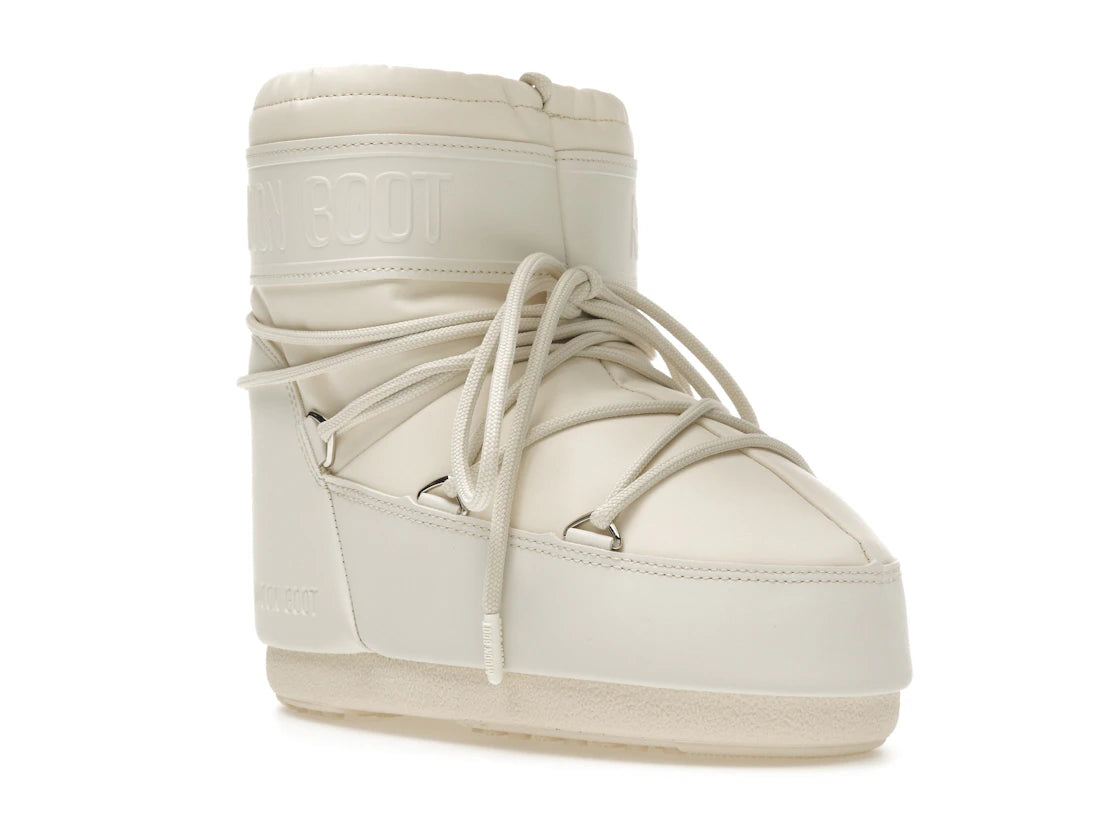 Moon Boot Icon Gummistiefel, niedrig, Creme