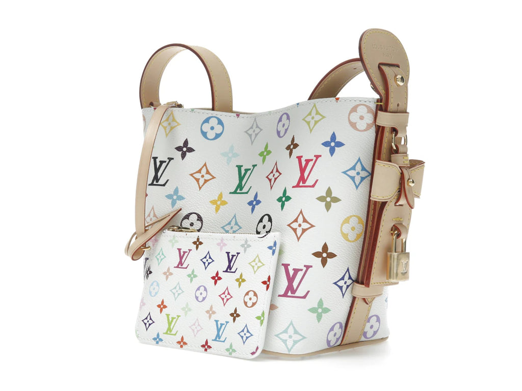 Louis Vuitton x Takashi Murakami All In BB Weiß Mehrfarbig