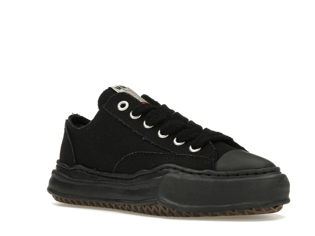 Maison Mihara Yasuhiro Peterson OG Sole Canvas Low Schwarz Schwarz