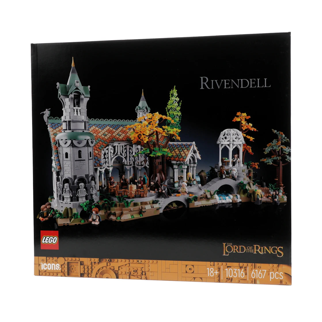 LEGO Icons Le Seigneur des Anneaux Le set Fondcombe 10316