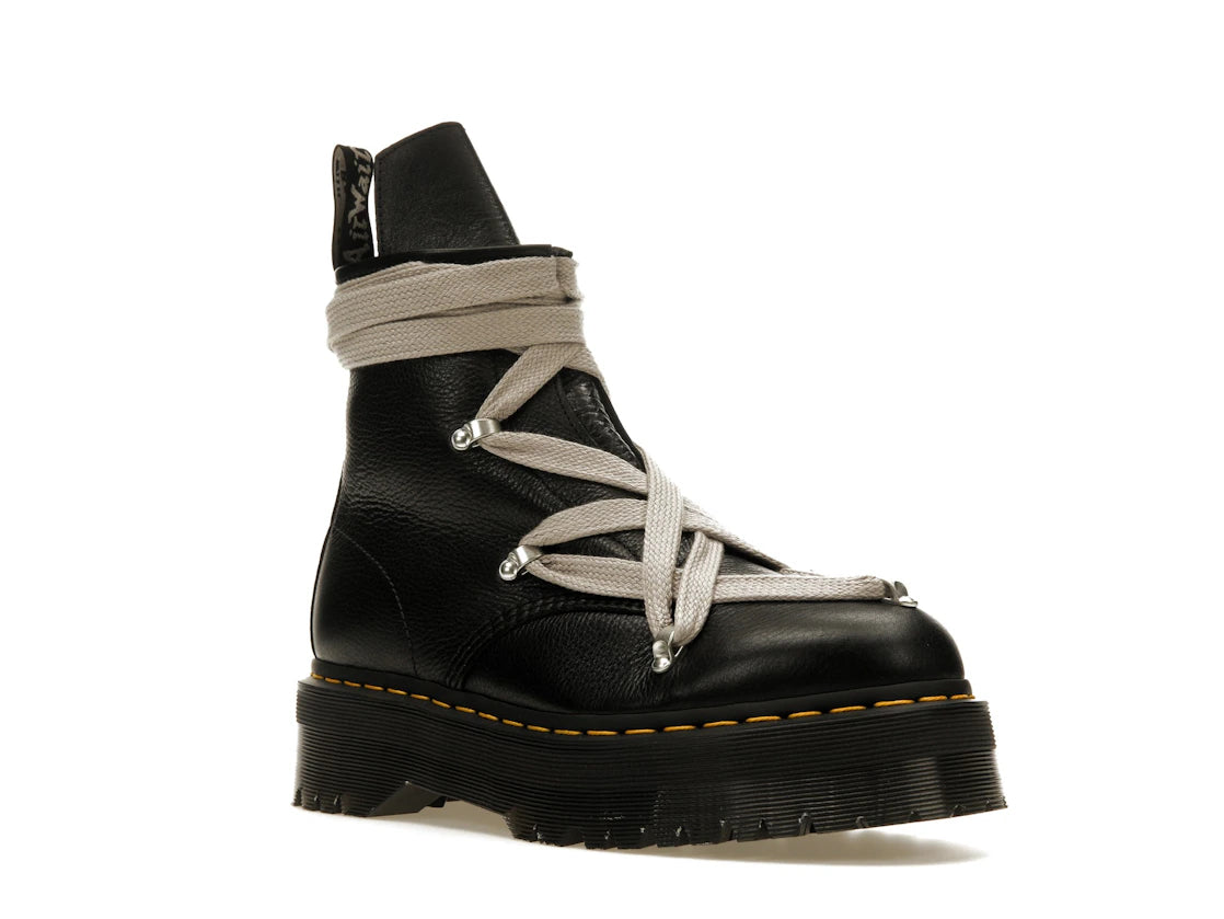 Dr. Martens 1460 Quad Ledersohle Pentagramm-Schnürstiefel Rick Owens Schwarz