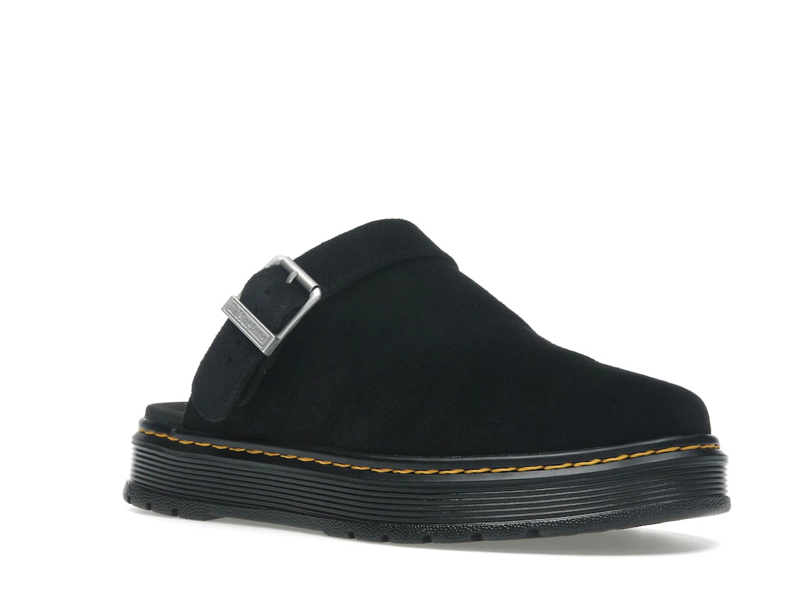 Dr. Martens Brookline Suede Mule Black Bronx Suede