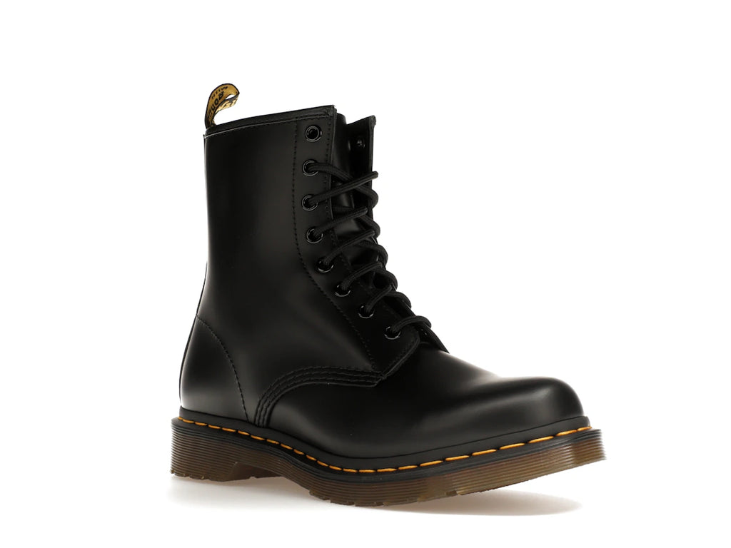 Dr. Martens 1460 Schnürstiefel aus Glattleder, Schwarz