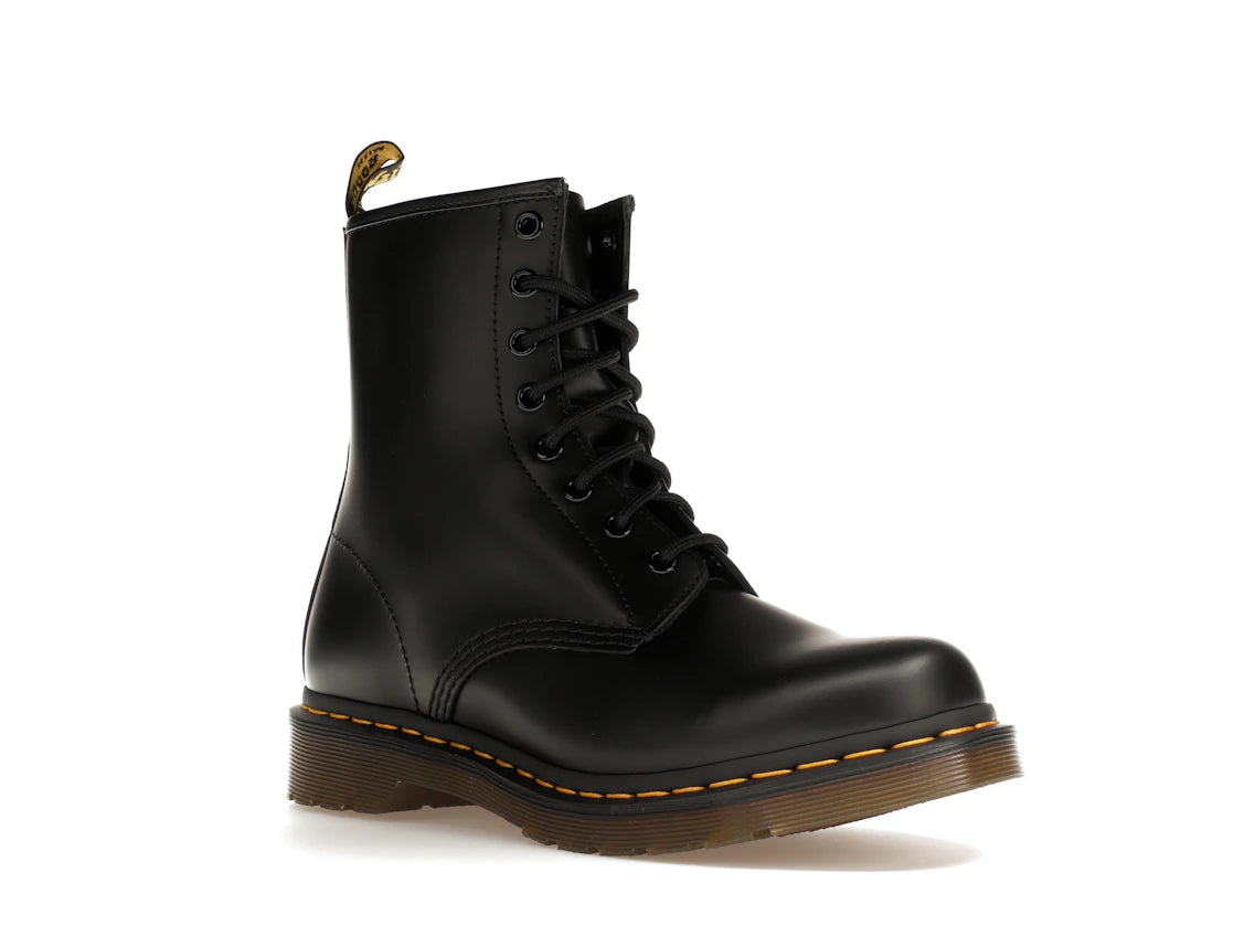 Dr. Martens 1460 Schnürstiefel aus Glattleder, Schwarz
