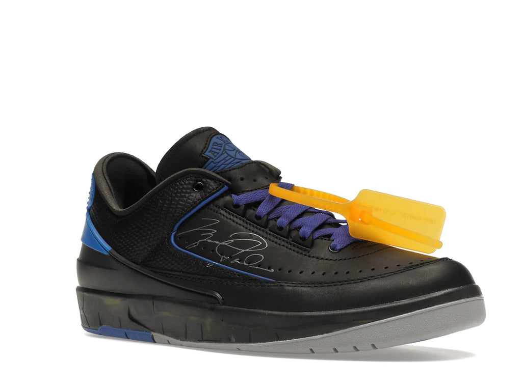 Jordan 2 Retro Low SP Off-White Schwarz Blau