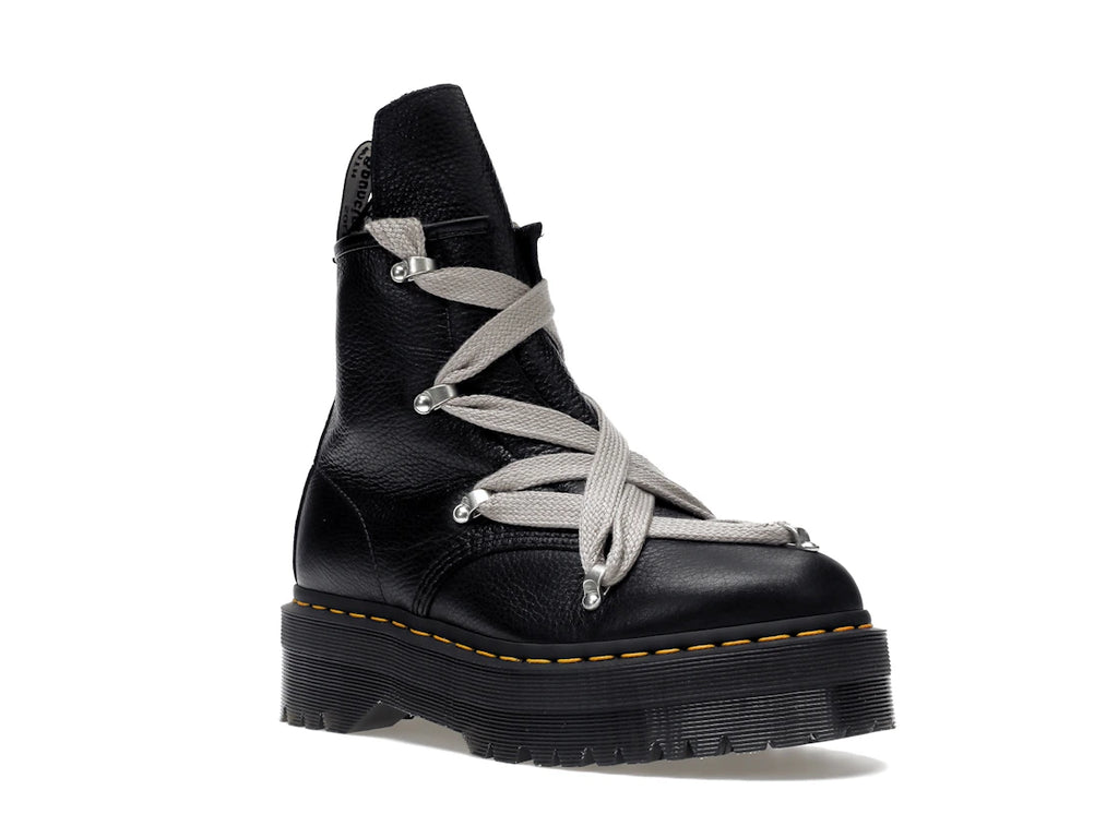 Dr. Martens 1460 Quad Ledersohle Pentagramm Jumbo Schnürstiefel Rick Owens Schwarz
