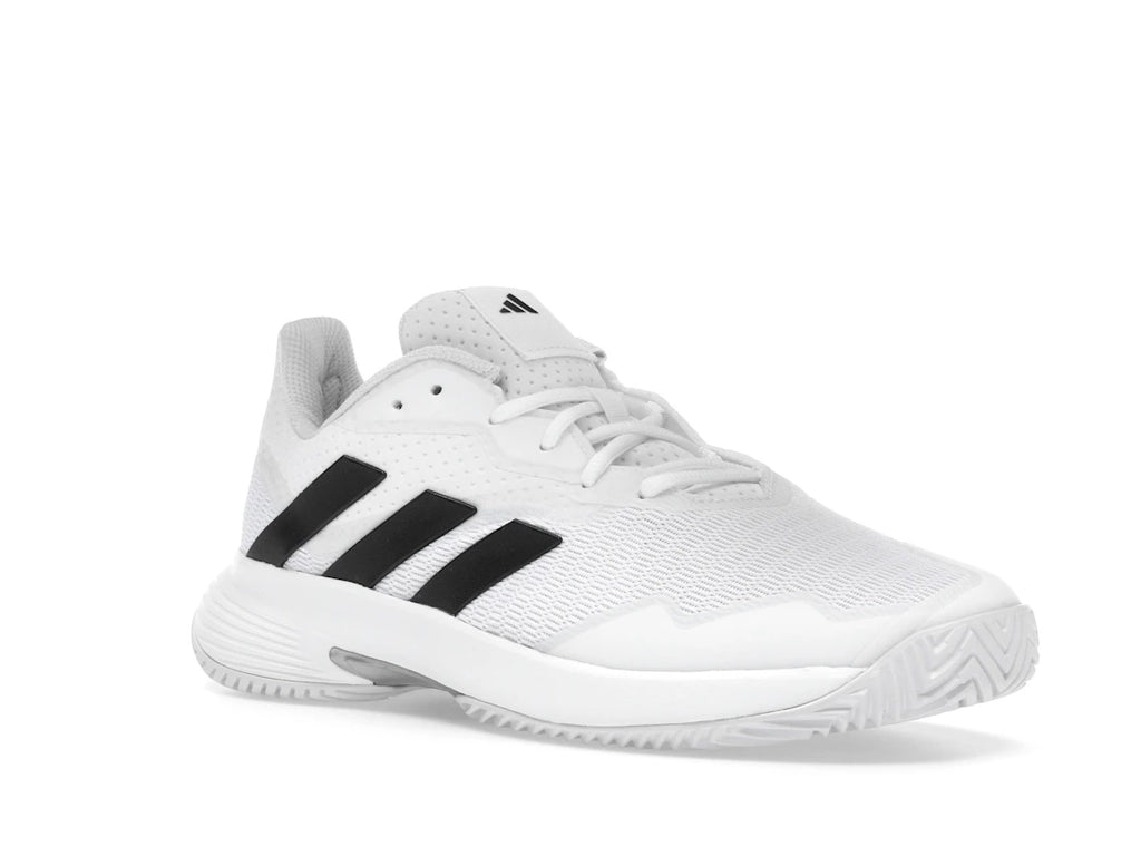 adidas Courtjam Control Cloud Weiß Kern Schwarz Matt Silber