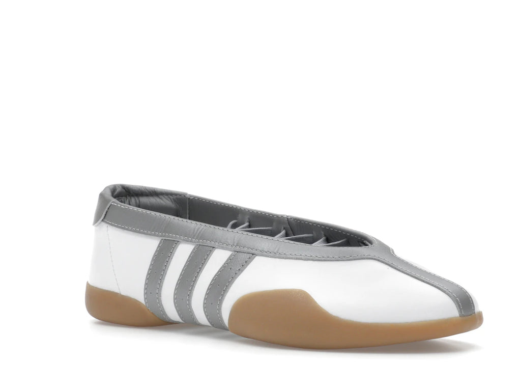 adidas Taekwondo Mei Ballett Weiß Silber Metallic