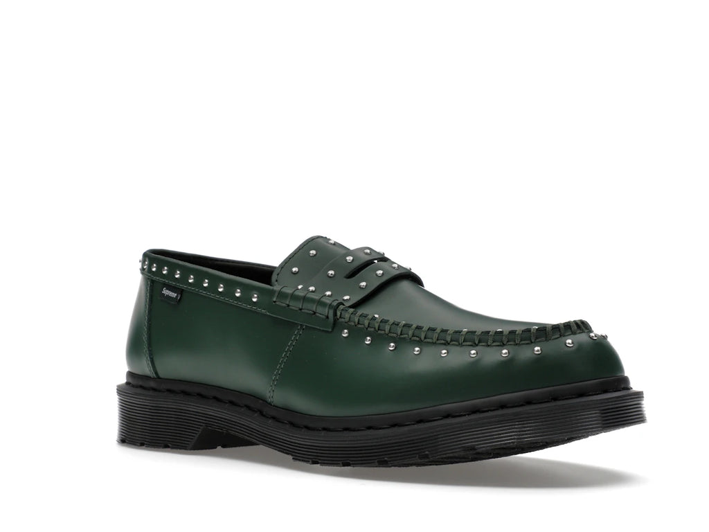 Dr. Martens Penton Loafer mit Nieten, Supreme Grün