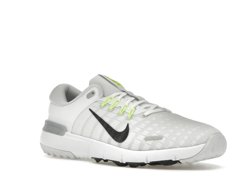 Nike Free Golf Next Nature Weiß Reines Platin Wolfsgrau Schwarz