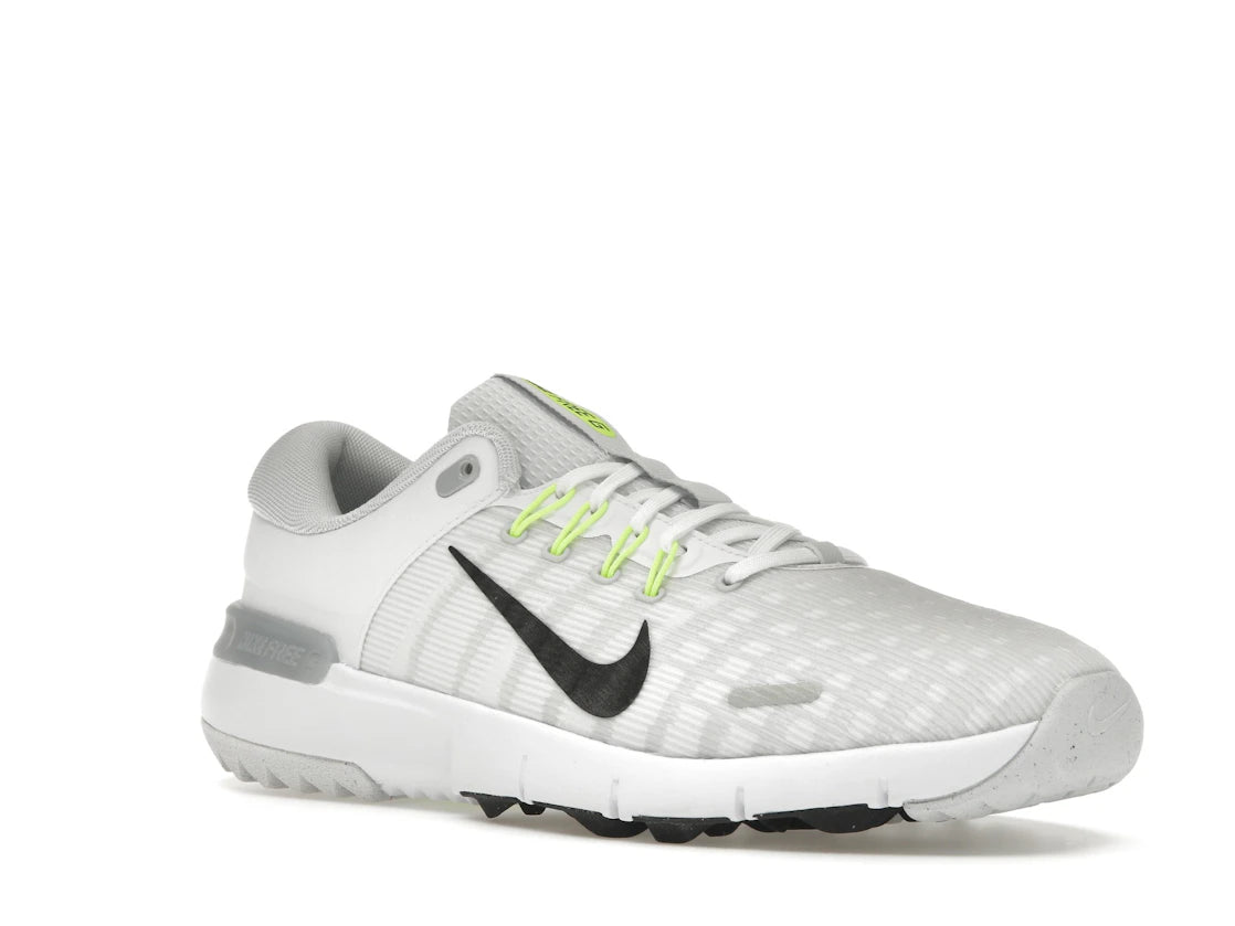 Nike Free Golf Next Nature Weiß Reines Platin Wolfsgrau Schwarz