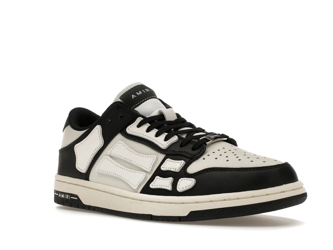 AMIRI Skel Top Low Schwarz Weiß