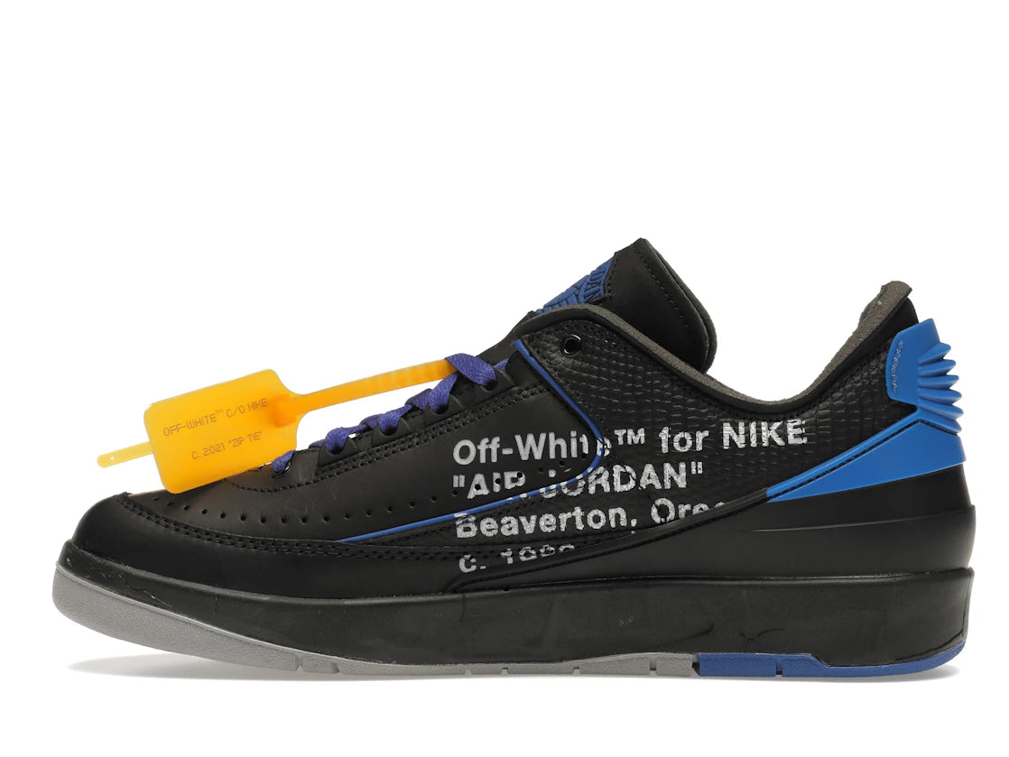 Jordan 2 Retro Low SP Off-White Schwarz Blau