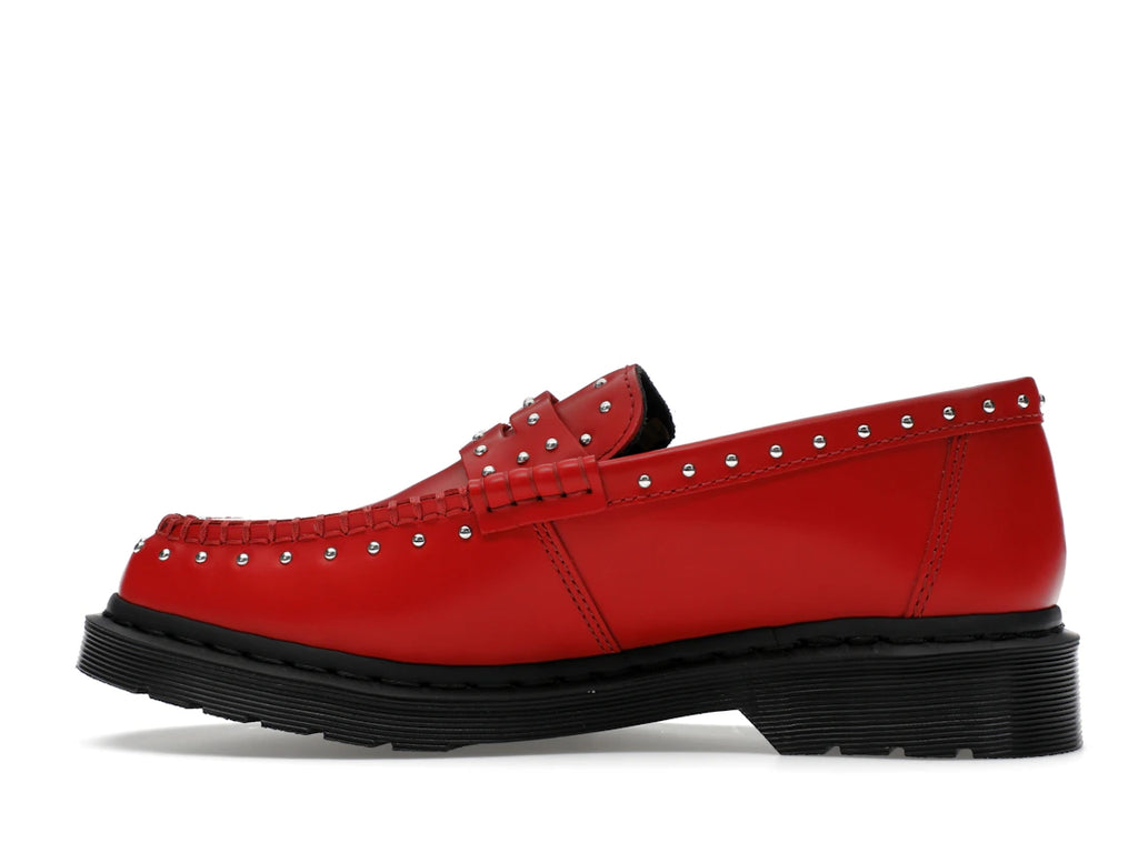 Dr. Martens Studded Penton Loafer Supreme Red