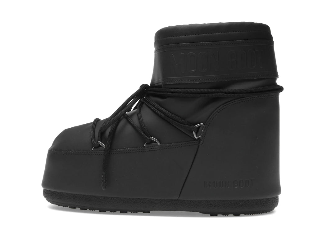 Moon Boot Icon Bottes basses en caoutchouc noires