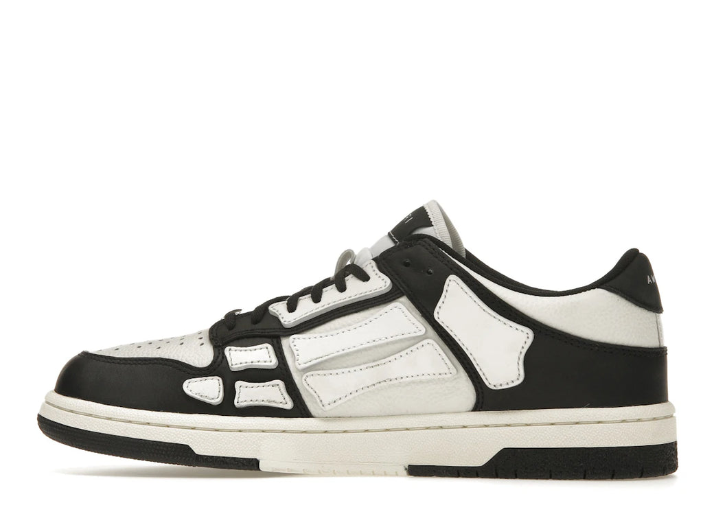 AMIRI Skel Top Low Schwarz Weiß