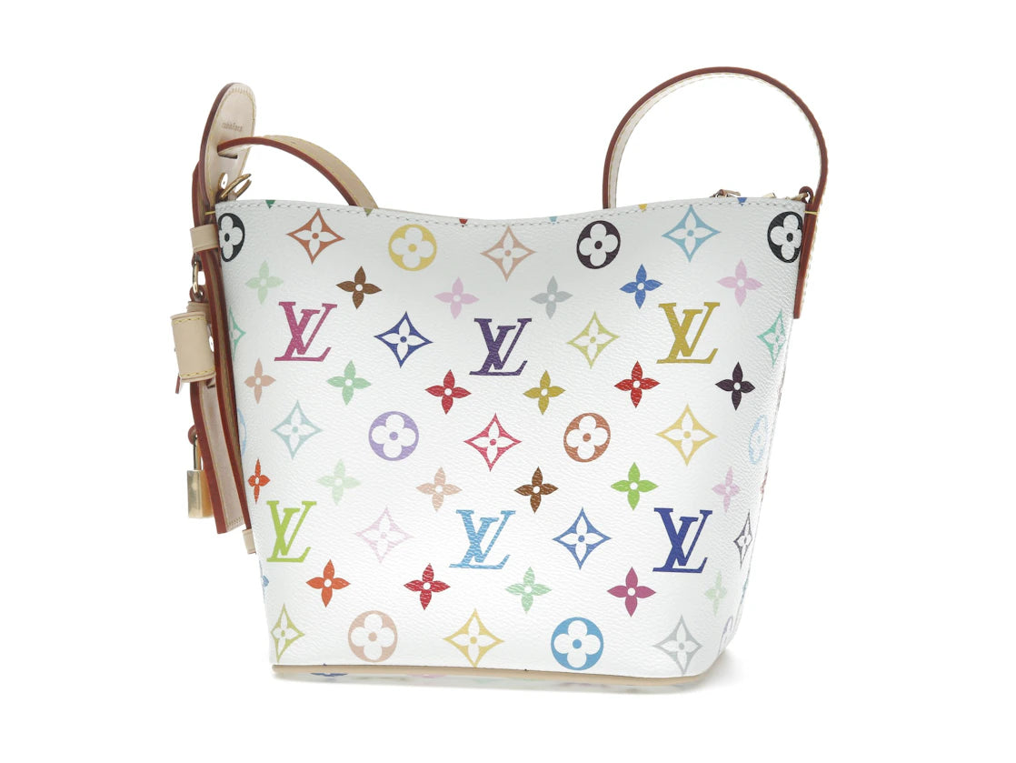 Louis Vuitton x Takashi Murakami All In BB Weiß Mehrfarbig