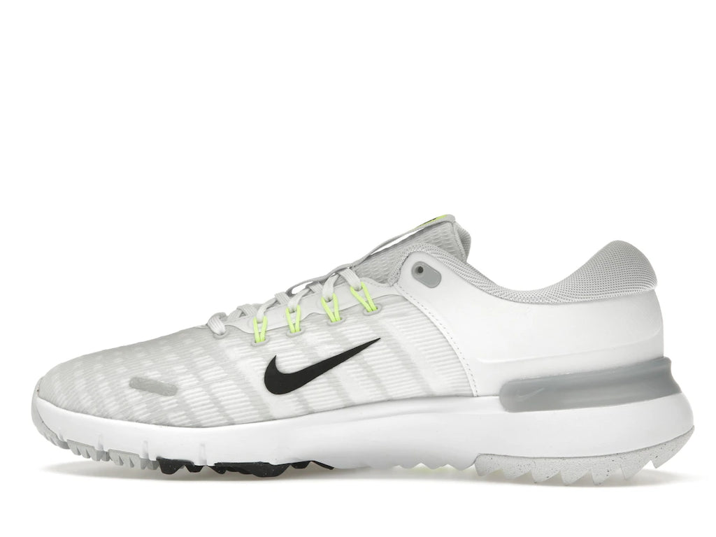 Nike Free Golf Next Nature Weiß Reines Platin Wolfsgrau Schwarz