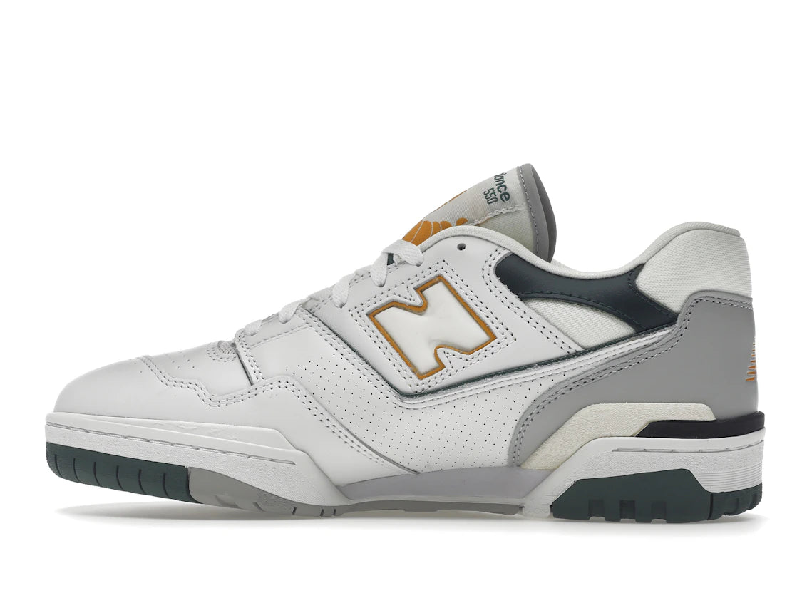 New Balance 550 Weiß Nachtsicht Grün