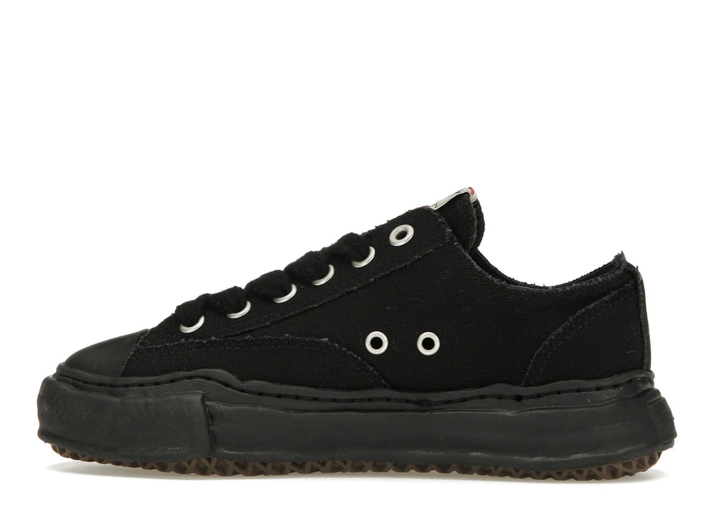 Maison Mihara Yasuhiro Peterson OG Sole Canvas Low Schwarz Schwarz