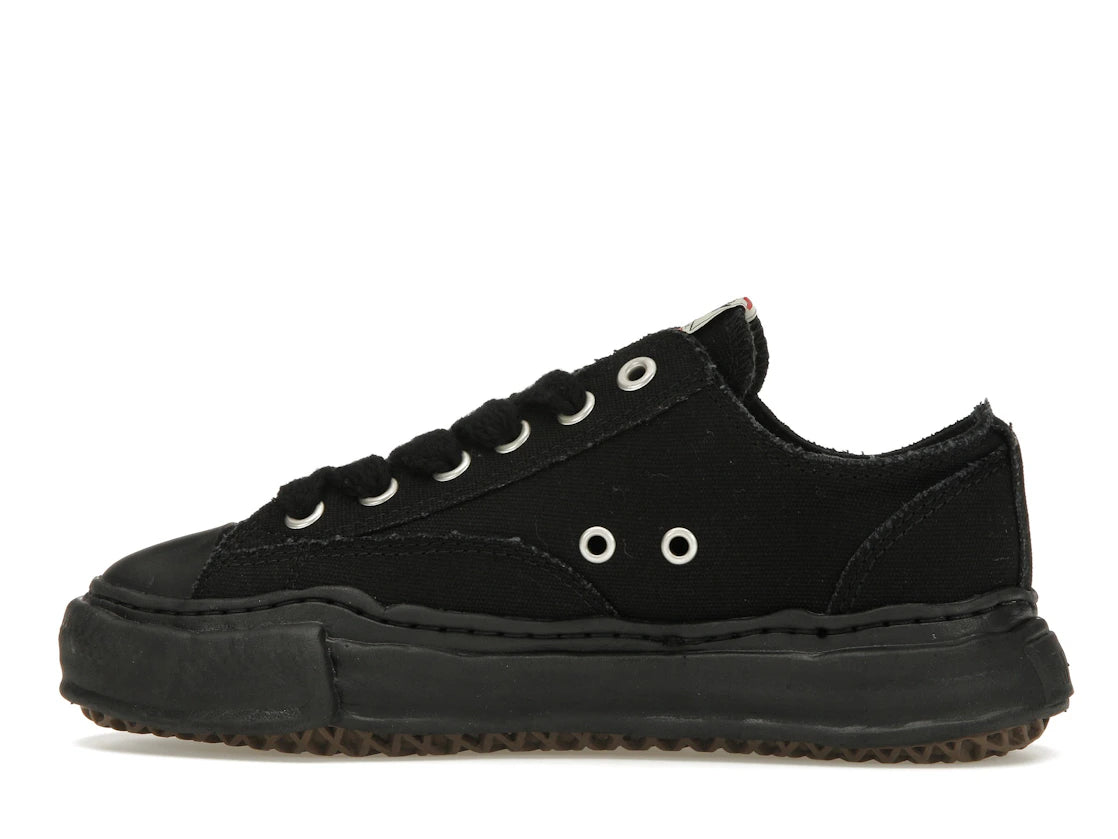 Maison Mihara Yasuhiro Peterson OG Sole Canvas Low Schwarz Schwarz