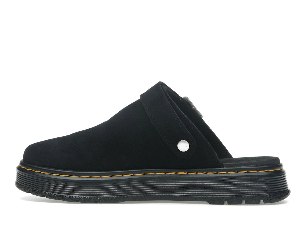 Dr. Martens Brookline Suede Mule Black Bronx Suede