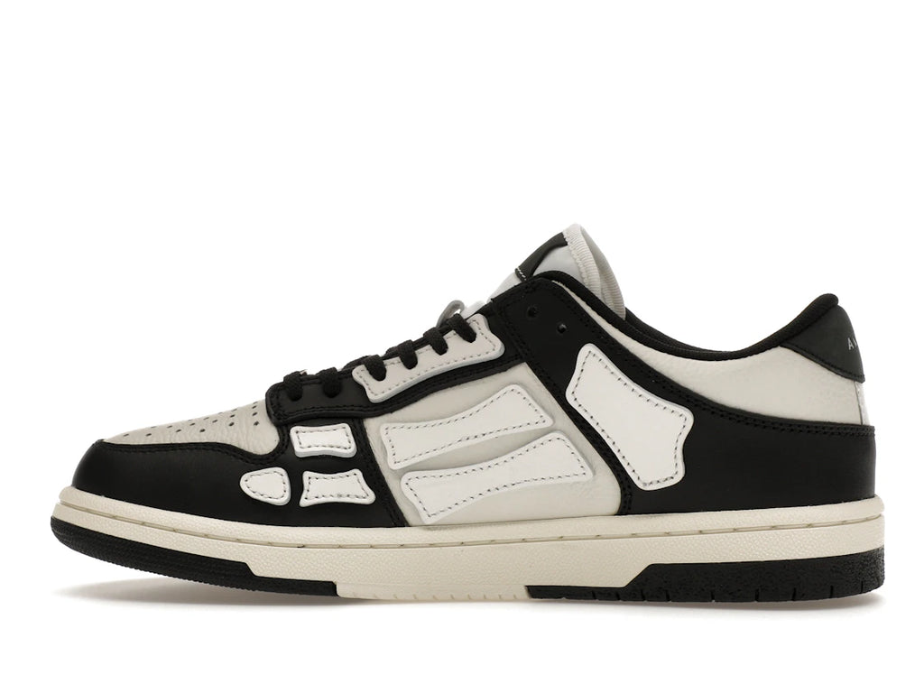 AMIRI Skel Top Low Schwarz Weiß