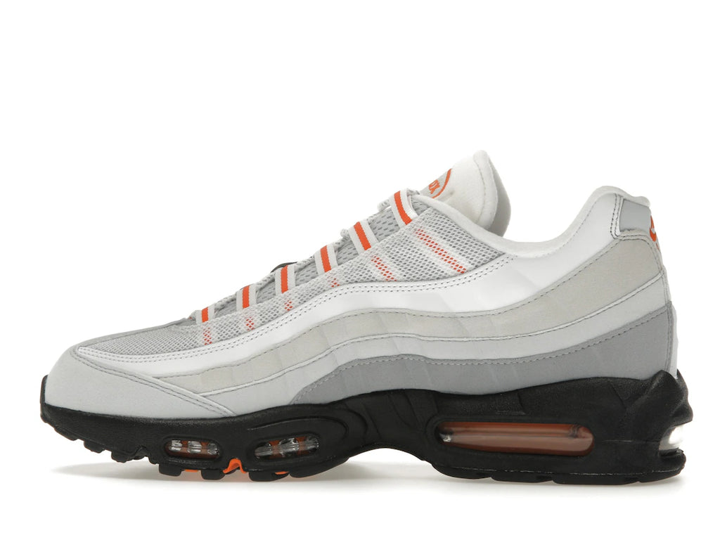 Nike Air Max 95 Loup Gris Orange Sécurité Platine Pur