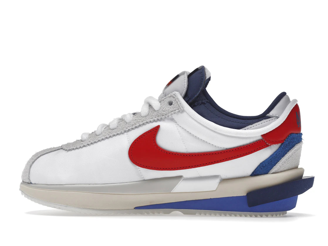 Nike Zoom Cortez SP sacai Blanc Université Rouge Bleu