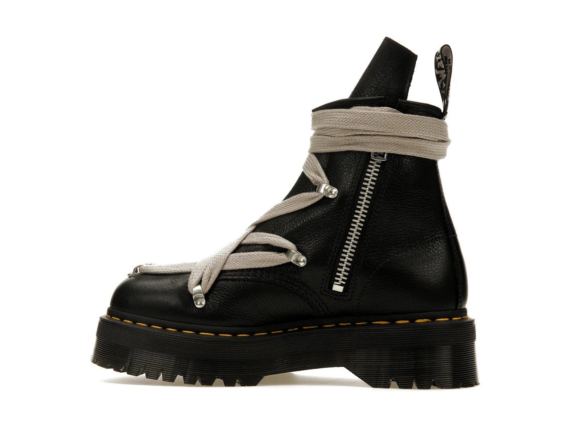 Dr. Martens 1460 Quad Ledersohle Pentagramm-Schnürstiefel Rick Owens Schwarz