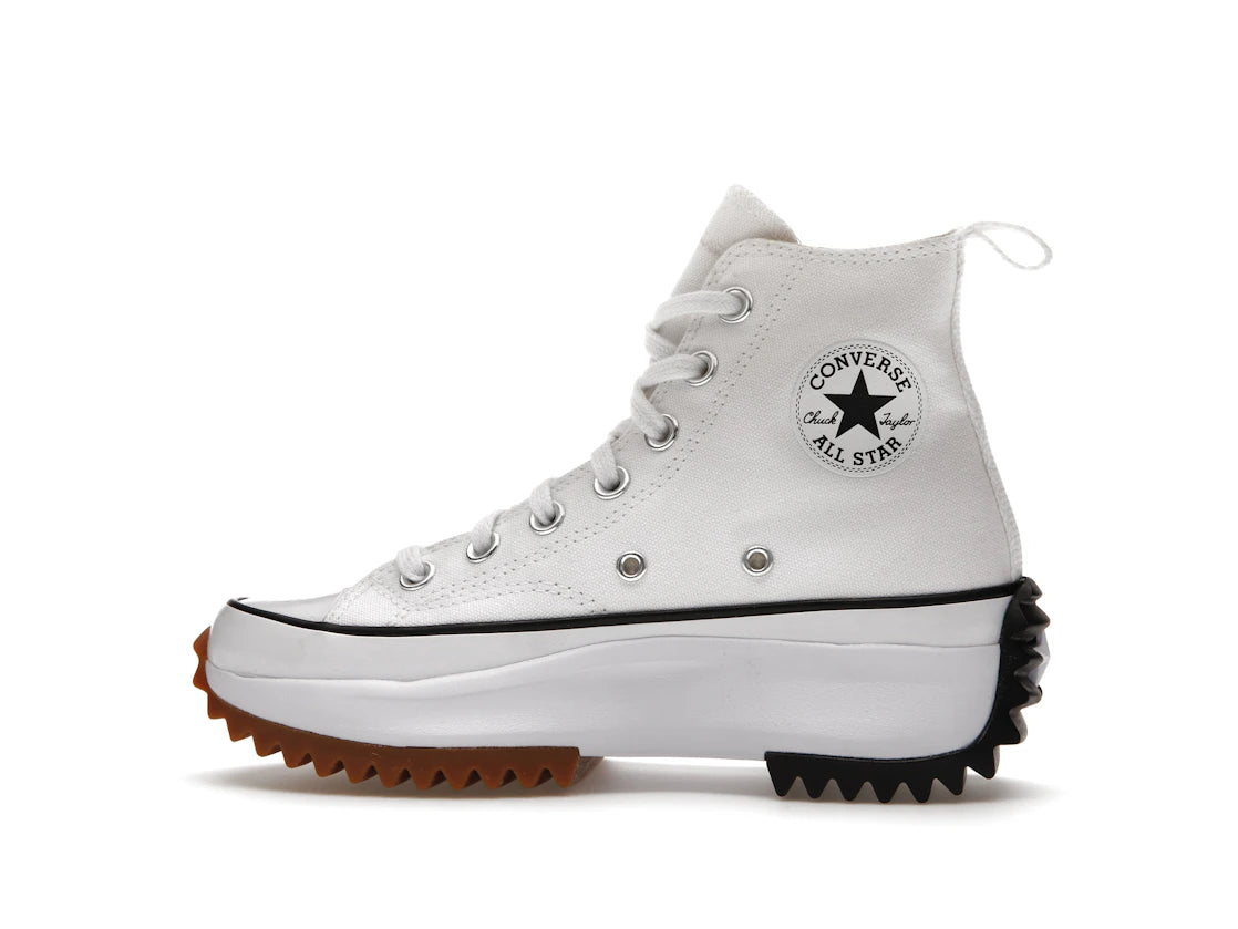 Converse Run Star Hike Hi Blanc Noir Gomme