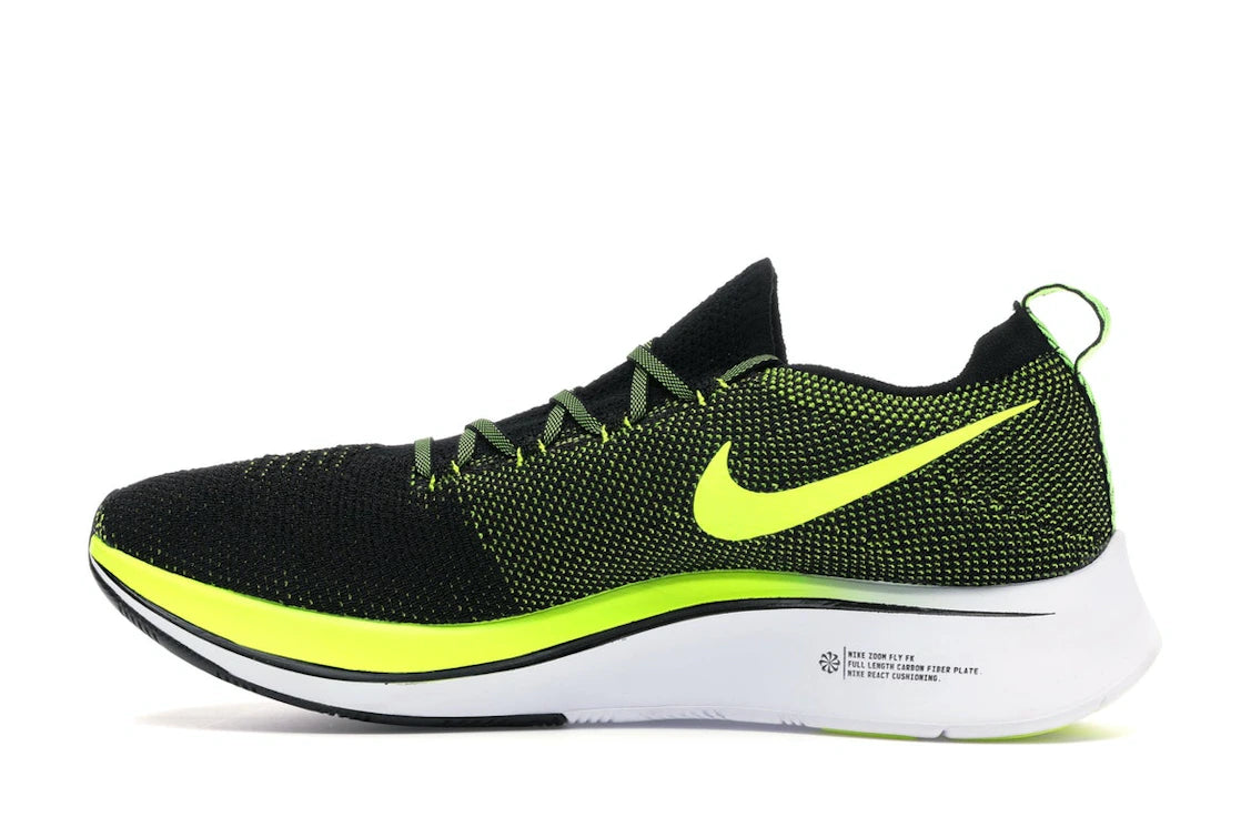 Nike Zoom Fly Flyknit Schwarz Volt