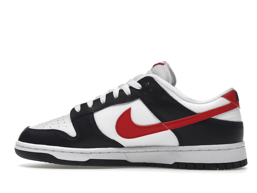 Nike Dunk Low Retro Panda Swoosh Rouge