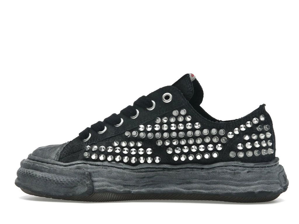 Maison Mihara Yasuhiro Peterson 23 OG Sole Studded Canvas Low Black Black