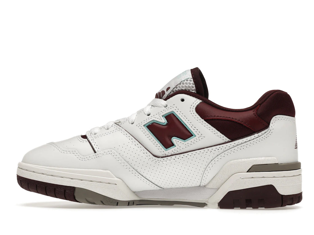 New Balance 550 Bourgogne Cyan